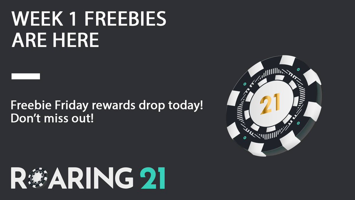 Roaring21US's tweet photo. 🎁 A June favourite is back – Freebie Friday!

From June 1–5, every deposit moves you closer to bigger rewards.

Unlock reward tiers throughout the week and keep stacking up your Friday freebies.

Then on Friday, watch your inbox for your claim email! https://t.co/tGaCtfNAkw