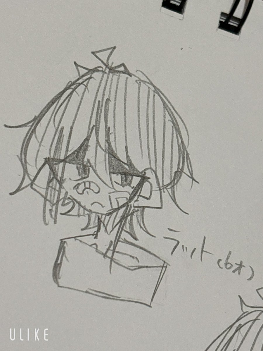 do_meki_3's tweet photo. てくとくにもあげたのだけれど、ラットくん殴り書きした！そしてホクロを書き忘れた！おわり
 #dml_kakkokari https://t.co/we2iJpywd9