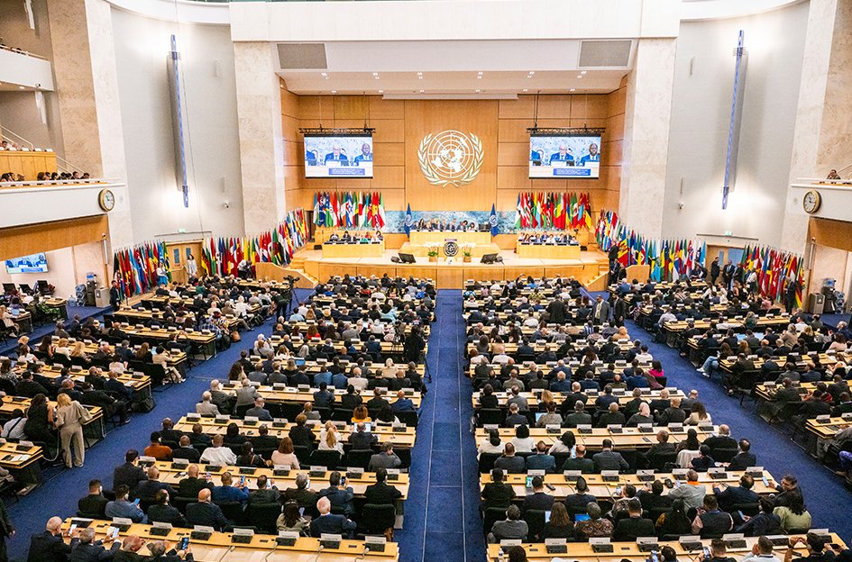 MTSSuy's tweet photo. 🔵Juan Castillo asumió la  presidencia de la 114.a Conferencia Internacional del Trabajo en representación de  Uruguay. 
💻Nota web:
https://t.co/TeSQveLGAl
📷 @ilo https://t.co/O1G1OStyak