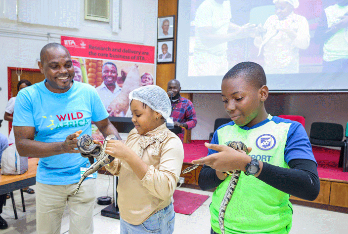 TouchscienceA's tweet photo. Over 200 children joined the 2026 @RadioIITA  Children’s Day Celebration in Ibadan, learning about climate change, food security, wildlife conservation, food safety, nutrition, and sustainable agriculture through tours, cooking, and expert-led sessions. 
📺https://t.co/97E7SlJkrU https://t.co/2SQwwQHvoo