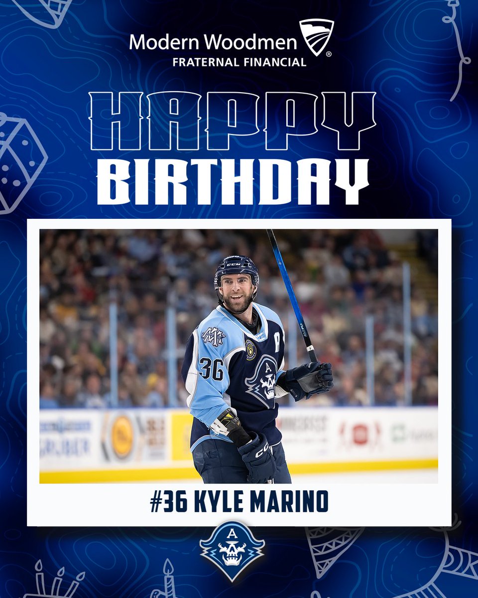 mkeadmirals's tweet photo. Rino's big day‼️ 

HBD, Kyle! 🎂 

#MILhockey | @ModernWoodmen https://t.co/tziDMUB6SI