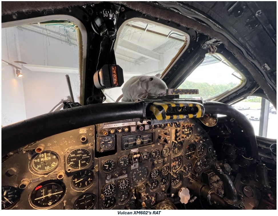 AvroHeriMuseum's tweet photo. Welcome to the Avro Heritage Museum’s story in 100 objects
Object #10 Ever wondered why there is a cuddly rat in the cockpit of our Vulcan?
@WeHaveWaysPod @MENnewsdesk @visit_mcr #Avro #Aviation #Avgeek#Vulcan @AeroPaleo https://t.co/hMxOEBdfnR