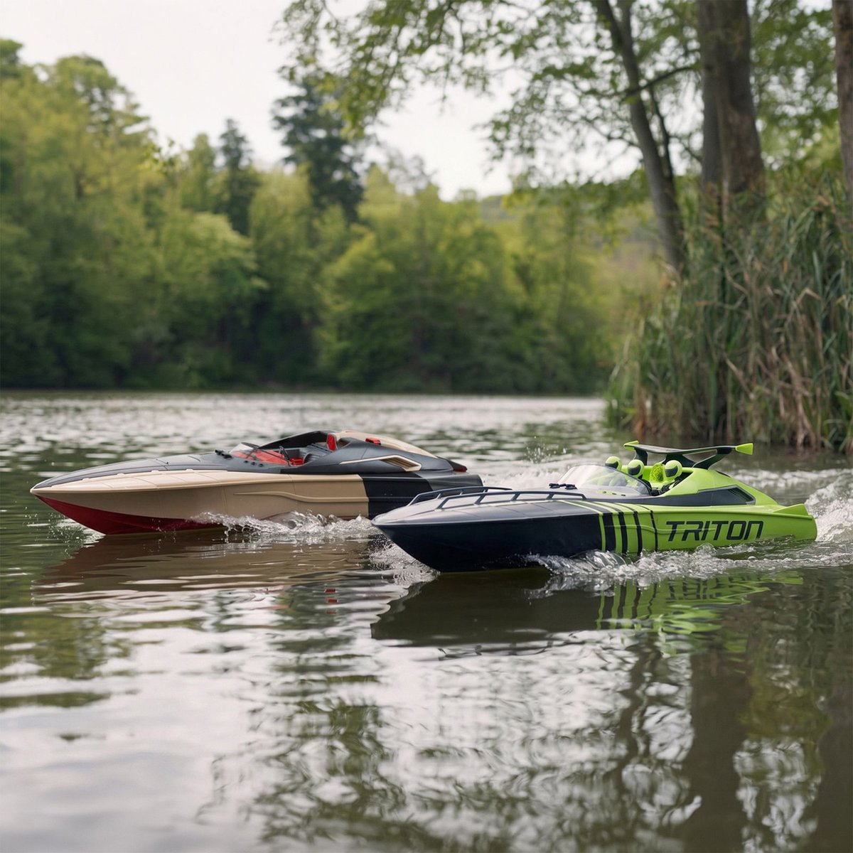 Prusa3D's tweet photo. Ready to hit the water? 🌊 Our friends from @3D_Sets released Triton Racer, a massive 1:8-scale 3D-printable jet boat that features a modular design, multi-material boat surface, water-cooled jet pump setup, detailed engine bay, Dummy 13-compatible cockpit, and much more! 🚤 1/2 https://t.co/mibwcue7fD