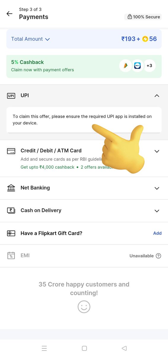 HellForHim's tweet photo. @flipkartsupport what is this behaviour flipkart as Shopsy??? 

Why am I unable to use UPI on shopsy but on Flipkart only?? 
#Flipkart #Shopsy #india https://t.co/4bM7Y9StvM