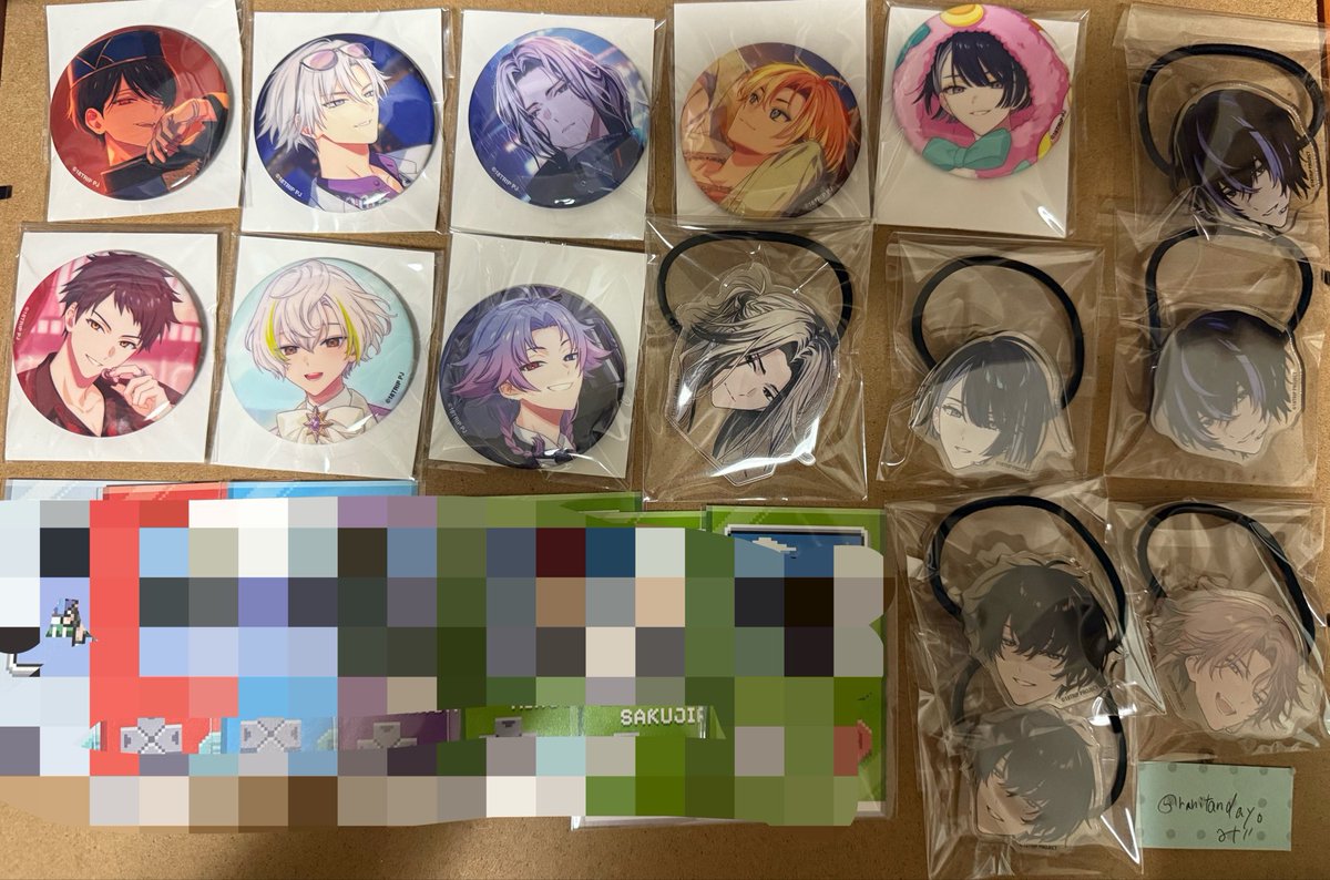 ranitandayo's tweet photo. 【交換 譲渡】18TRIP エイトリ アニメイト 特典 イラストカード おもライ ヘアゴム クリアシート

譲）画像

求）定価＋送料 or異種 潮 凪 千弥
缶バッジ クリアシート 潮 凪
ヘアゴム 特典 ブロマイド  潮 凪 千弥

大阪手渡しor 郵送 基本 2~ https://t.co/Vf9pO1Uzm5