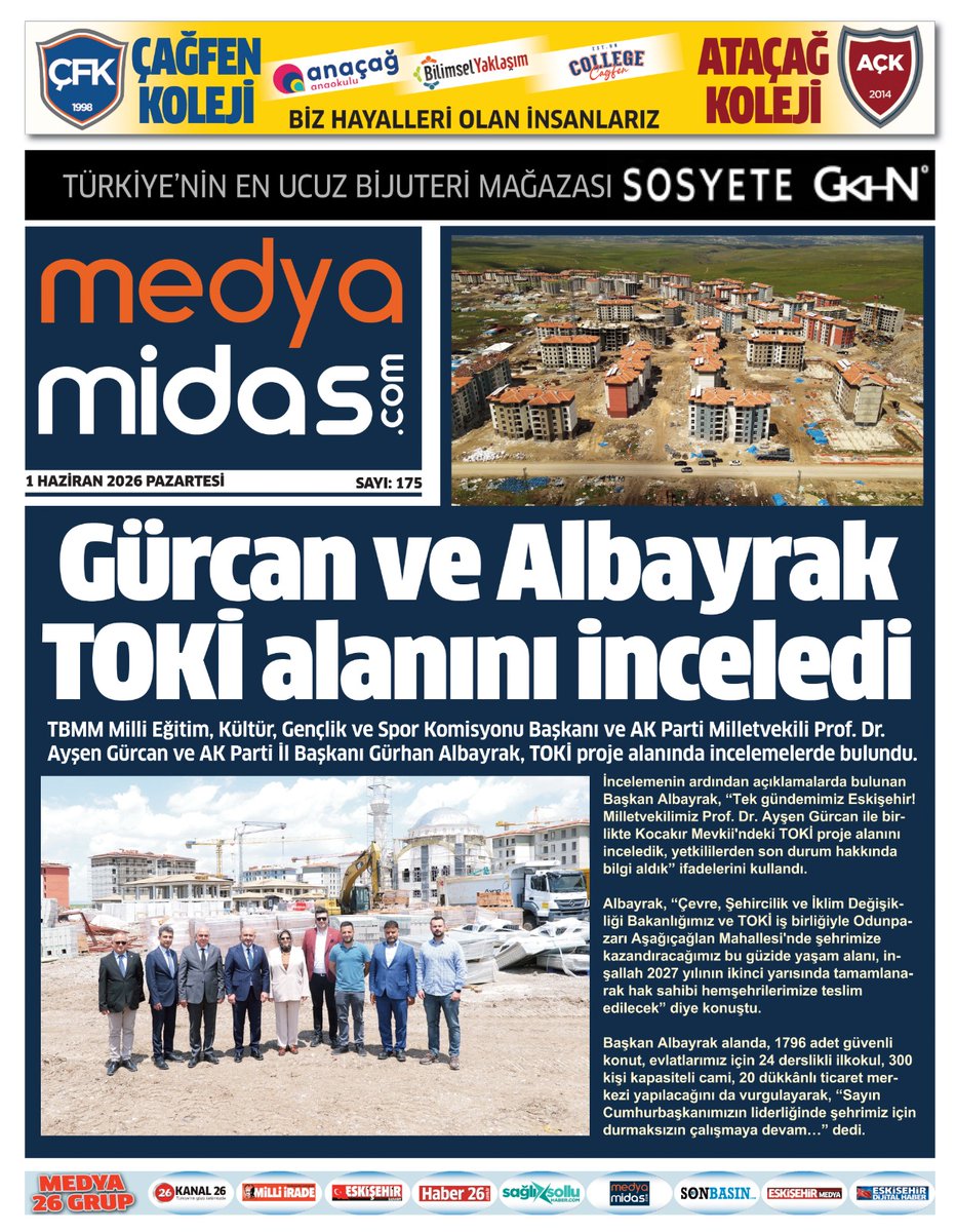 MedyaMidasCom's tweet photo. ''Gürcan ve Albayrak TOKİ alanını inceledi'' https://t.co/dx2TmETzLc