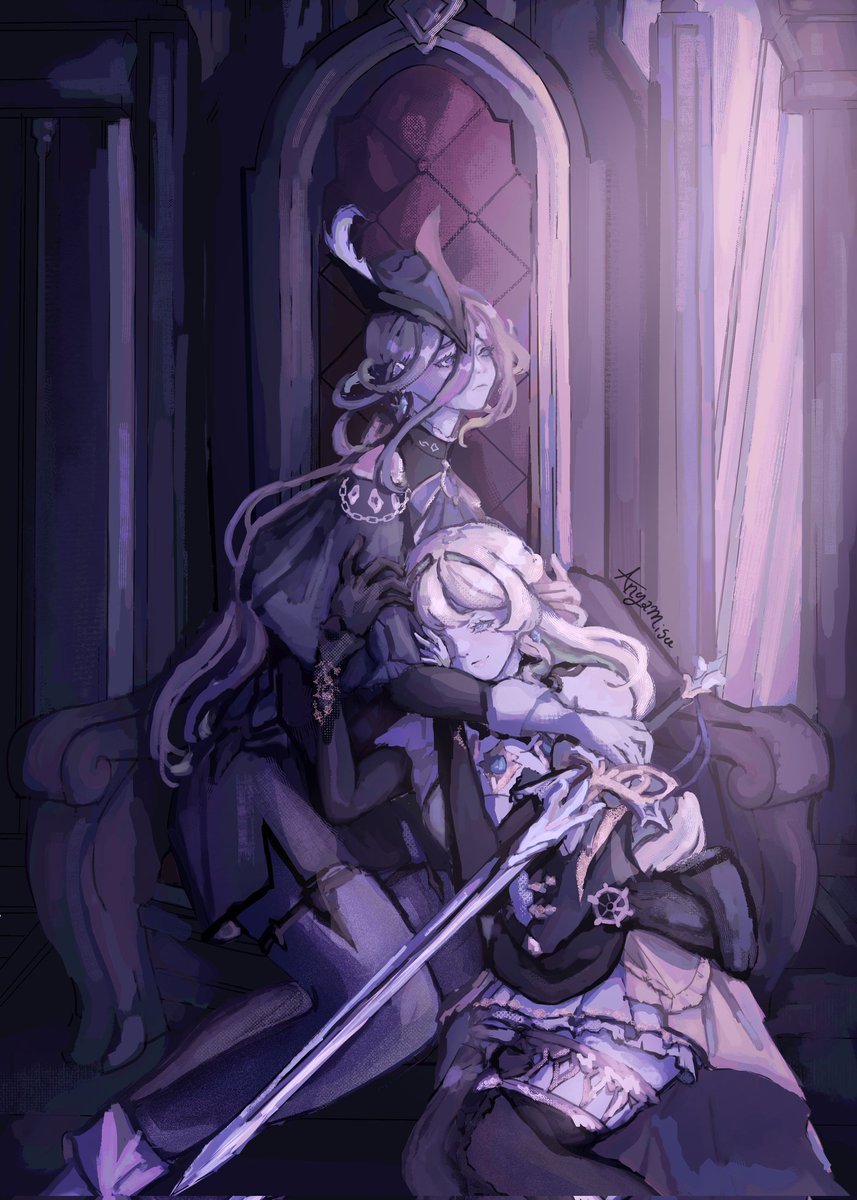 anyamisu's tweet photo. The knight and her princess ⚔️ • #clorivia #genshin #genshinimpact https://t.co/DJkWJgStL3