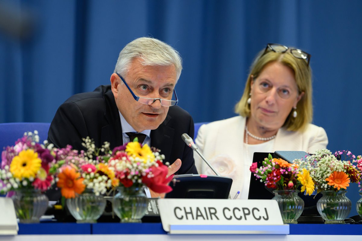 UNODC's tweet photo. Around the world
🔸victims are forced into criminal activities
🔸millions are targeted by fraud
🔸children are abused through online sextortion
🔸people are detained without a fair trial or cannot access justice.

Here’s how #CCPCJ35 is responding: https://t.co/iuuPj0HFgL https://t.co/lLhDxzVkry