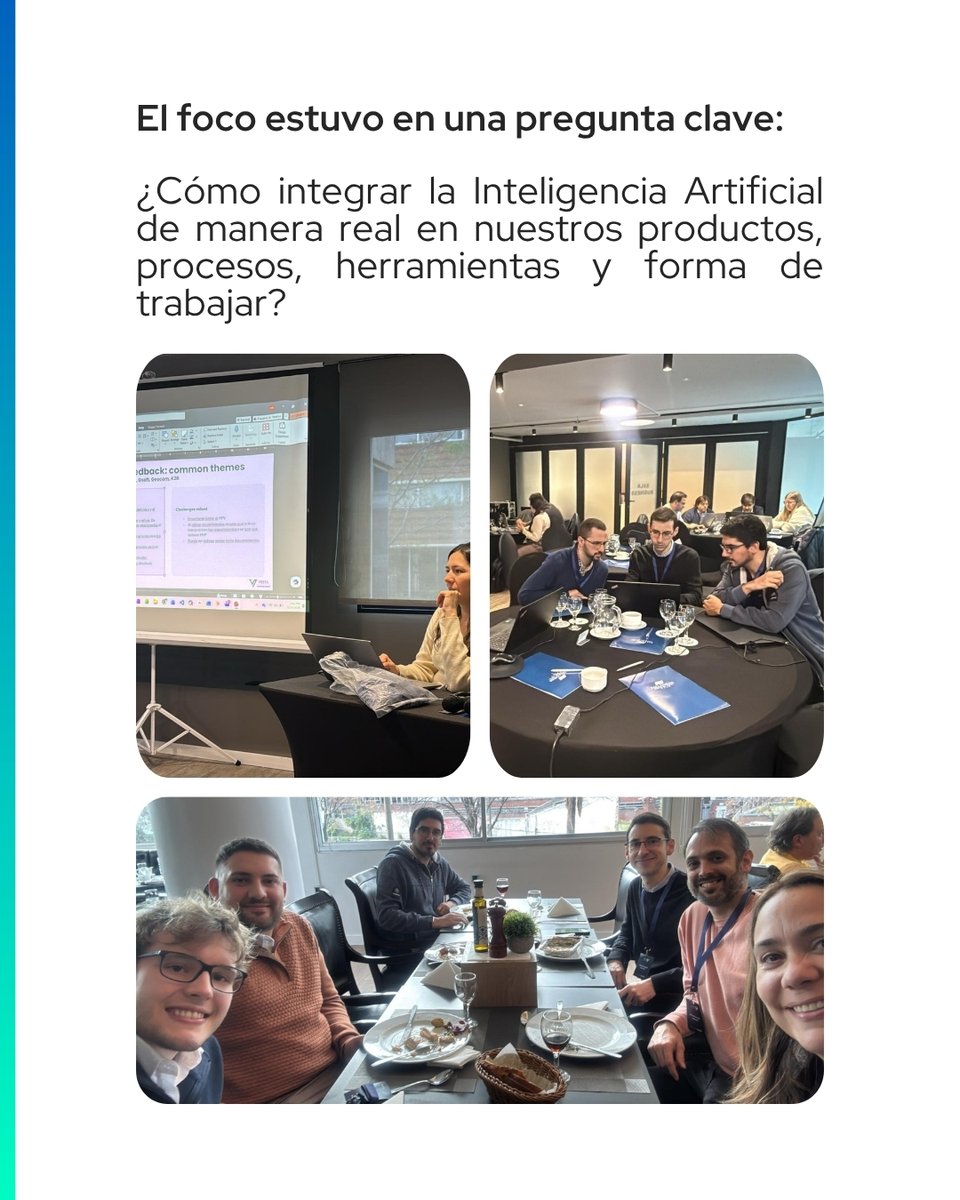 GSOFTuy's tweet photo. La pasión por innovar nos mueve. La mejora continua nos define. Por eso, esta semana participamos del AI-DLC Workshop - Versión LATAM en Montevideo, organizado por Vesta Software Group. 🚀

#IA #Innovación #AIDLC #VestaSoftwareGroup #GSOFT #LATAM #Estrategia https://t.co/iT8JiMnSgw