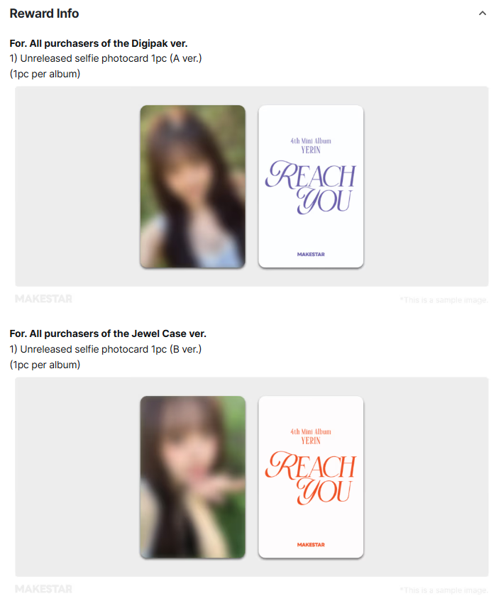 1LanePH's tweet photo. PH GO | #1LaneGO

#YERIN 4th EP 'REACH YOU'

MAKESTAR POB
Digipak (Photobook)  - 995
Jewel Case - 890

✅ ALL-IN + LSF
✅ low &amp; sco LSF

DOO: June 7
DOP: June 10
NETA
ORDER FORM: https://t.co/C6tBTDxE85

t wts lfb help rt pb gfriend yerin https://t.co/xC0kxvp8WP