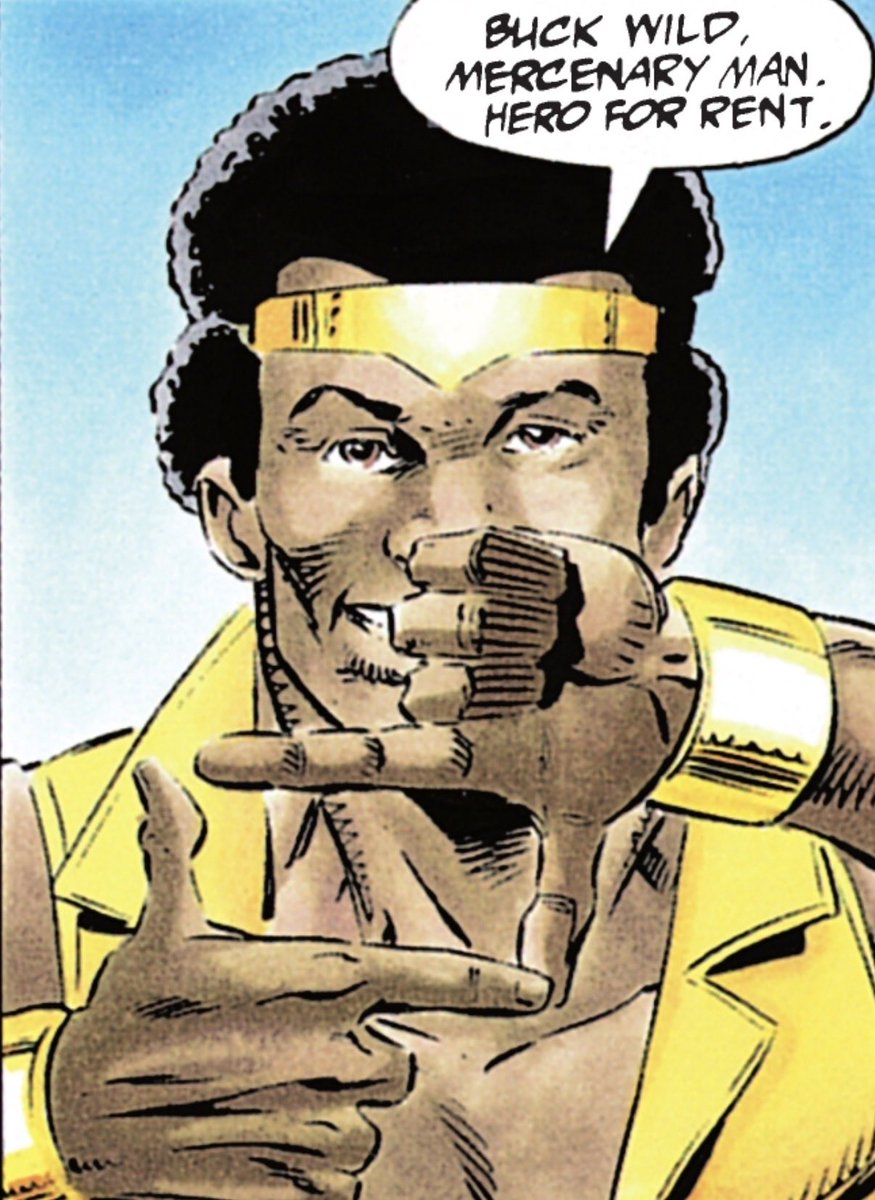 MilestoneUniver's tweet photo. “BUCKWILD, MERCENARY MAN. HERO FOR RENT.” 

📕- ICON #13 
✍🏽- Dwayne McDuffie (dwayneglennmcduffie )
✏️ - M.D. BRIGHT
✒️- Mike Gustovich 
🎨- James Brown and David Montoya https://t.co/bwMODUV8TB