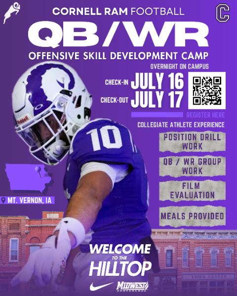FootballCoachO's tweet photo. ICYMI... QB/WRs looking to get an intense developmental experience in JULY, don't miss our camp at #CornellCollege 🔗https://t.co/GW1APn3EVh
@PrepRedzoneIA @PrepRedzoneIL
@PrepRedzoneWI
@PrepRedzoneMN
@Bound_IA
@IFBCA
@IAfootball_
#PlayFastHaveFun #FootballCamps #Recruiting https://t.co/COA8sE88F4