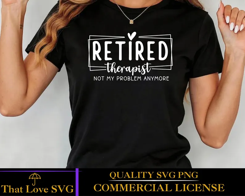 ThatLoveSVG's tweet photo. Retired Therapist svg png, Officially Retired Therapist SVG, Funny Therapist Retirement SVG, Retired 2026 SVG, Counselor Gift svg https://t.co/I5WAcr4eop via @Etsy #shopindie #etsyvintage #etsygifts #shopsmall #etsyfinds https://t.co/X0dcGpuXhy