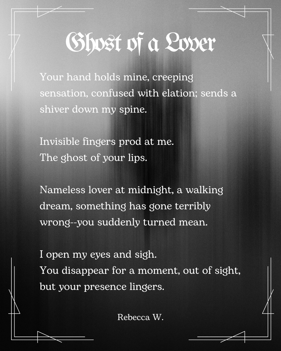 anomalyerror404's tweet photo. Ghost of a Lover 👻🥀

#vss365 #midnight #poem #poetry #writingcommunity #romance https://t.co/rO5C1UrSzk
