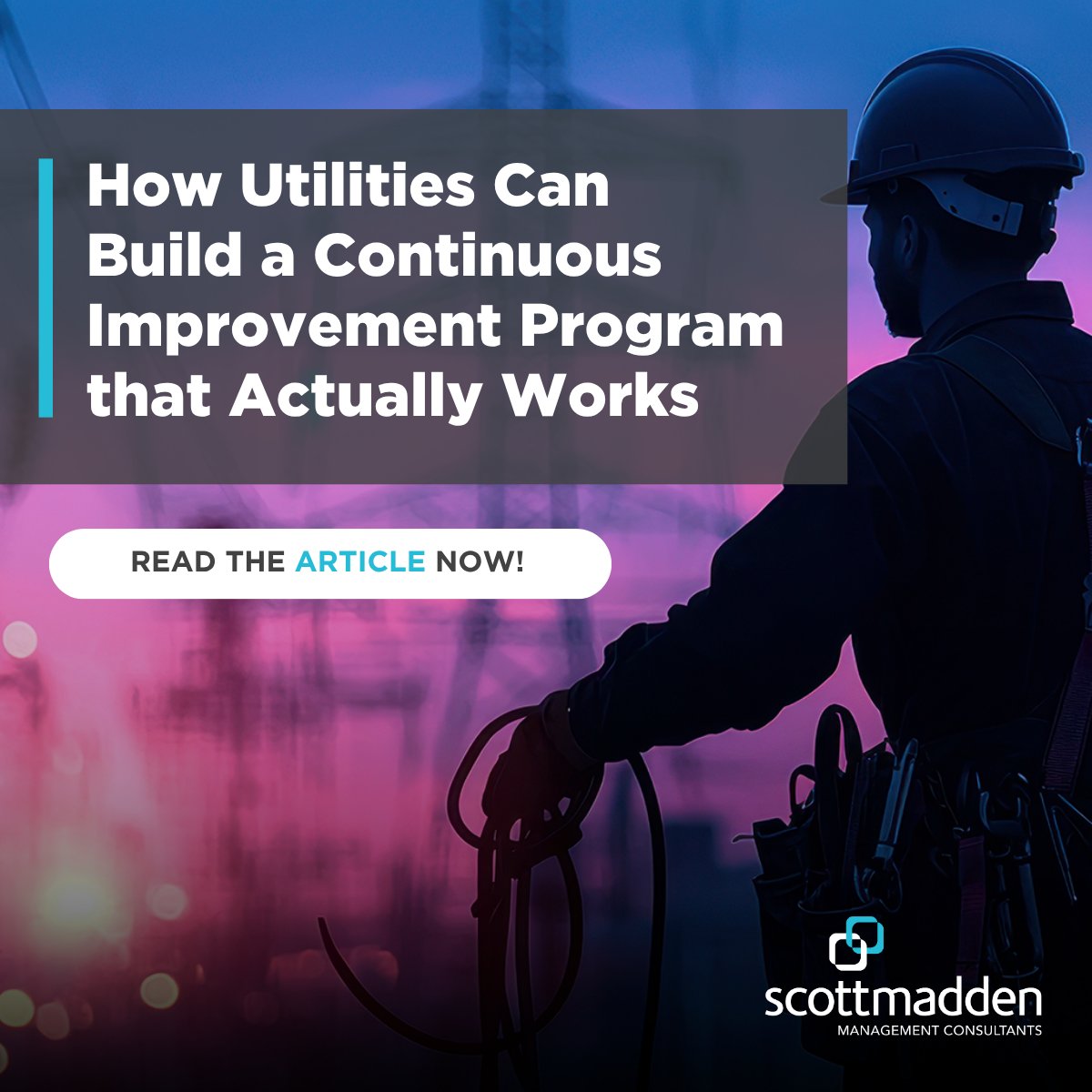 ScottMadden's tweet photo. Utilities need more than isolated improvement projects. A strong continuous improvement program helps capture ideas, prioritize opportunities, and drive measurable operational gains #UtilityOperations #ContinuousImprovement #OperationalExcellence https://t.co/QYT6WzYgzo https://t.co/DczWtxX72l
