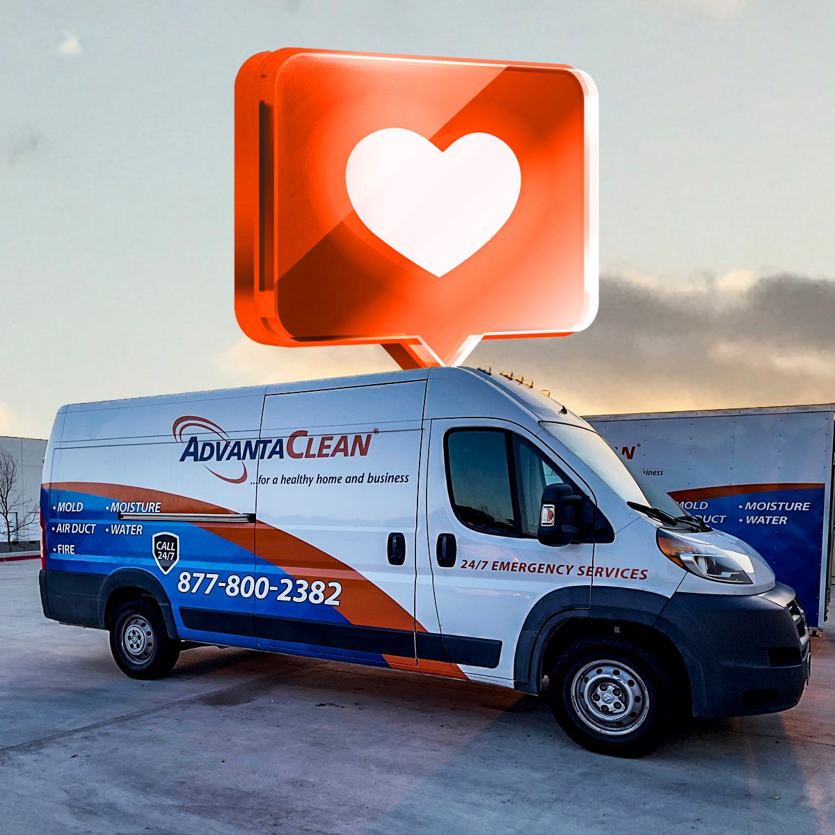 AdvantaCleanES's tweet photo. When water, mold, or fire damage interrupts your day, the right team matters. Our trucks and technicians are ready to respond with skill and care. https://t.co/hEc4qnFMNP