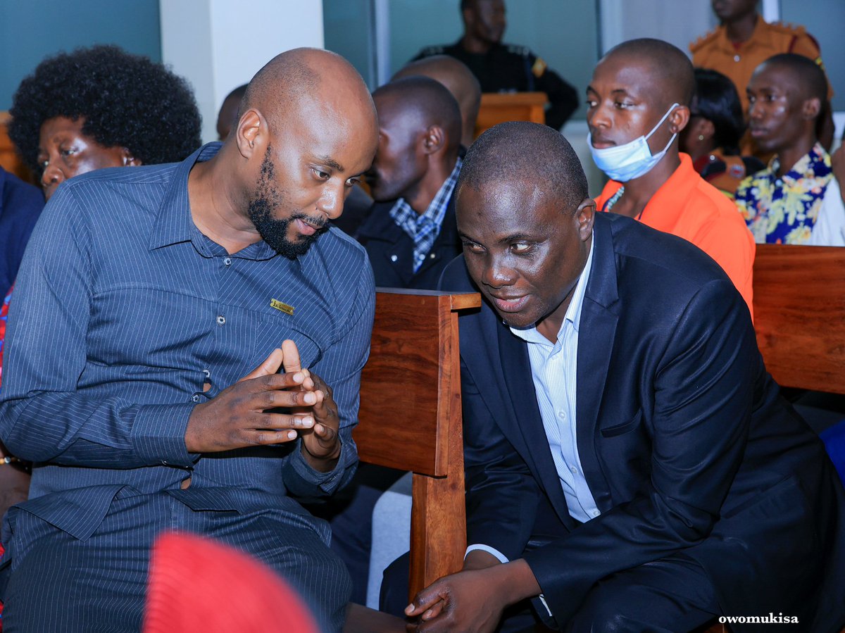 DavidLRubongoya's tweet photo. Spent most of the day at the International Crimes Division of the High Court, where we stood surety for Hon. Muhammad Muwanga Kivumbi and the other detained comrades. Praying with hope that they will be granted their freedom. They did not commit any offence! https://t.co/LOGYTJQkzE