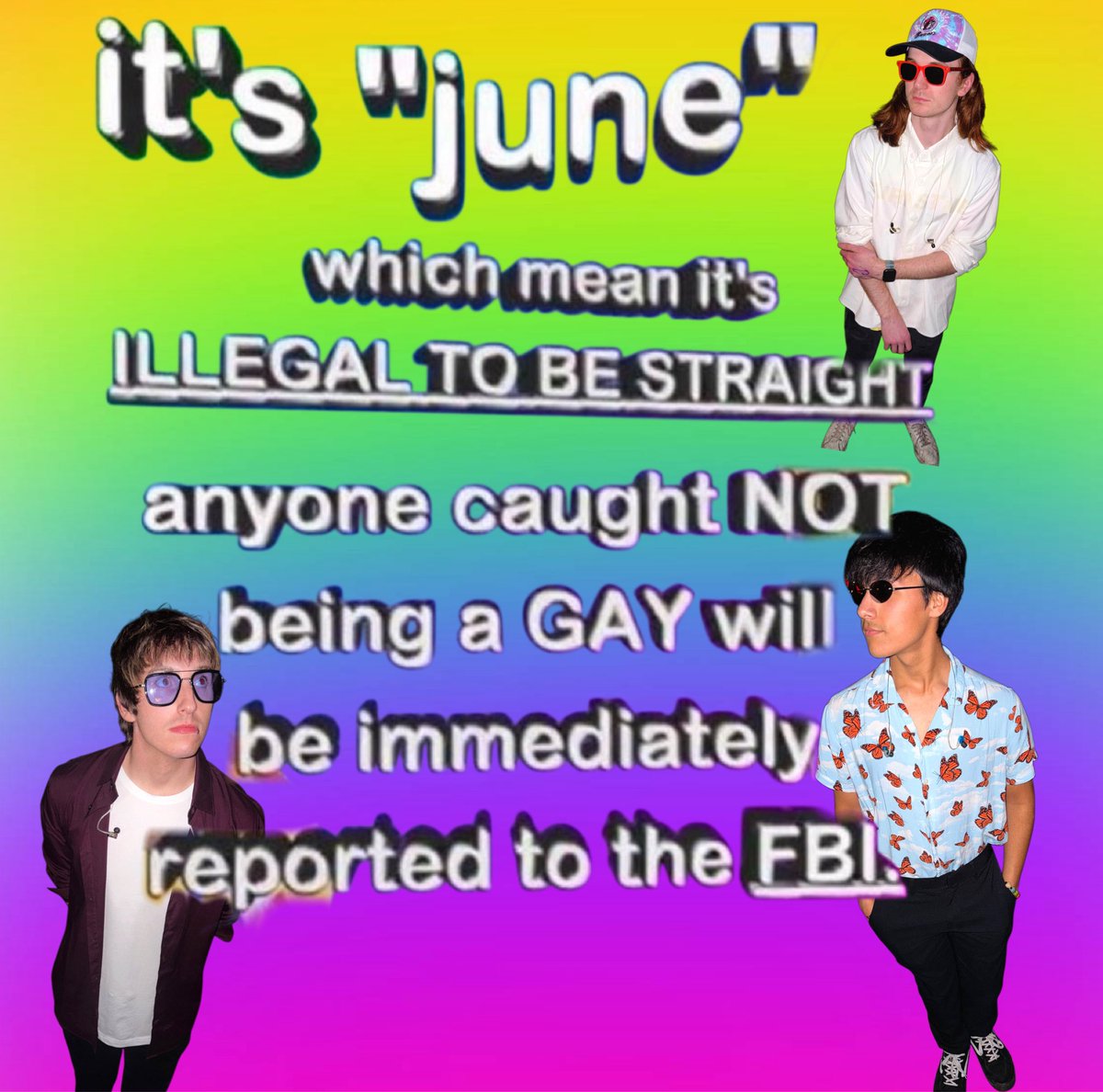 bandFEELSGOOD's tweet photo. happy pride y’all :) https://t.co/ahh3eoOhKF
