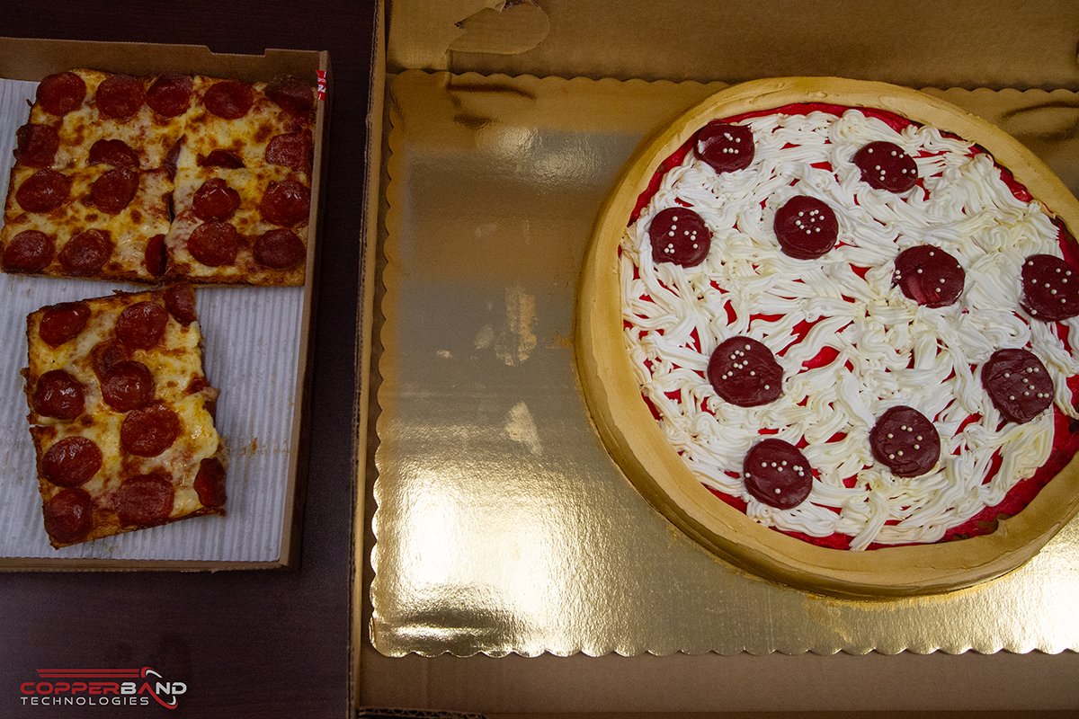 copperbandtech's tweet photo. Happy birthday Isaac!

Some people are hard to shop for.... But this guy? Just make it pizza-themed! 🍕
We hope your cookie cake pizza was everything you never knew you needed!

#CopperbandTech #wedoITbetter #techwizards https://t.co/VG8RxGyKAR