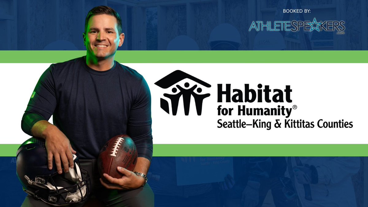 AthleteSpeakers's tweet photo. 💚 Building champions. Building communities.

Athlete Speakers was proud to secure Super Bowl-winning Seahawks coach Mike Macdonald for Habitat for Humanity's 40th Anniversary in Seattle.

https://t.co/hqNO0ZL3LY

#MikeMacdonald #Seahawks #AthleteSpeakers https://t.co/vVXAR55xQF