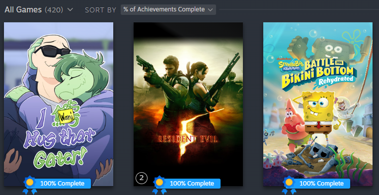 AlwinMe1str0's tweet photo. The only 3 games I 100% on steam are the furthest things from each other you could possibly think of https://t.co/XS8wdd29WM