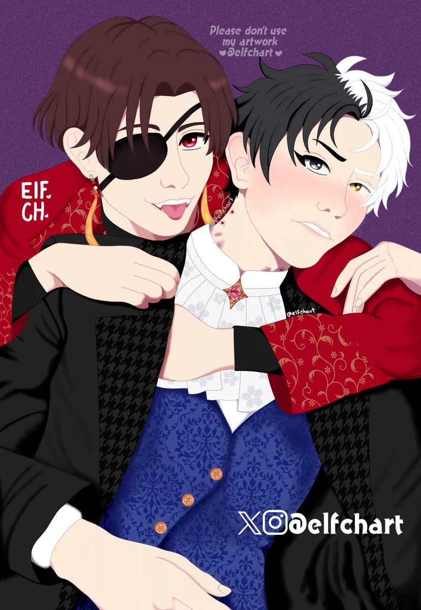 elfchart's tweet photo. 🫖🌸Suosaku Week 2026 Day 7 : Vampire 
Abran la imagen X le baja Calidad 🤣💔
Pose reference from Pinterest ✨ 
#suosakuweek2026
#sosk #すおさく #Suosaku https://t.co/wAuqAoppP4