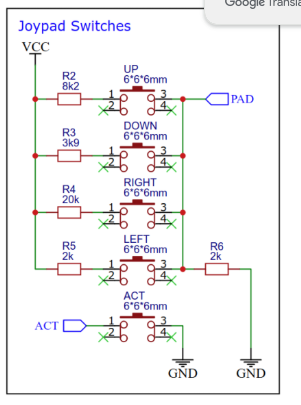 TororoLab's tweet photo. ◆ゲームパッドをCH32V006対応にする
・006を2個DIP化しました（ピンが接触しないように格闘しているうちに基板が黒くなっちゃった🥴）
・003 から006でADCが10ビットから12ビットに変わっていて抵抗分圧のしきい値を変更。
・I2C OLEDのライブラリでレジスタ名が変わったのでマクロで対応。 https://t.co/8Og65YNiXv