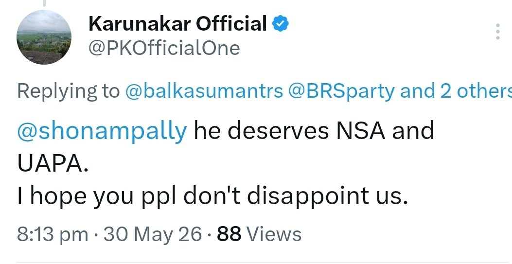Karunakar Official tweet media
