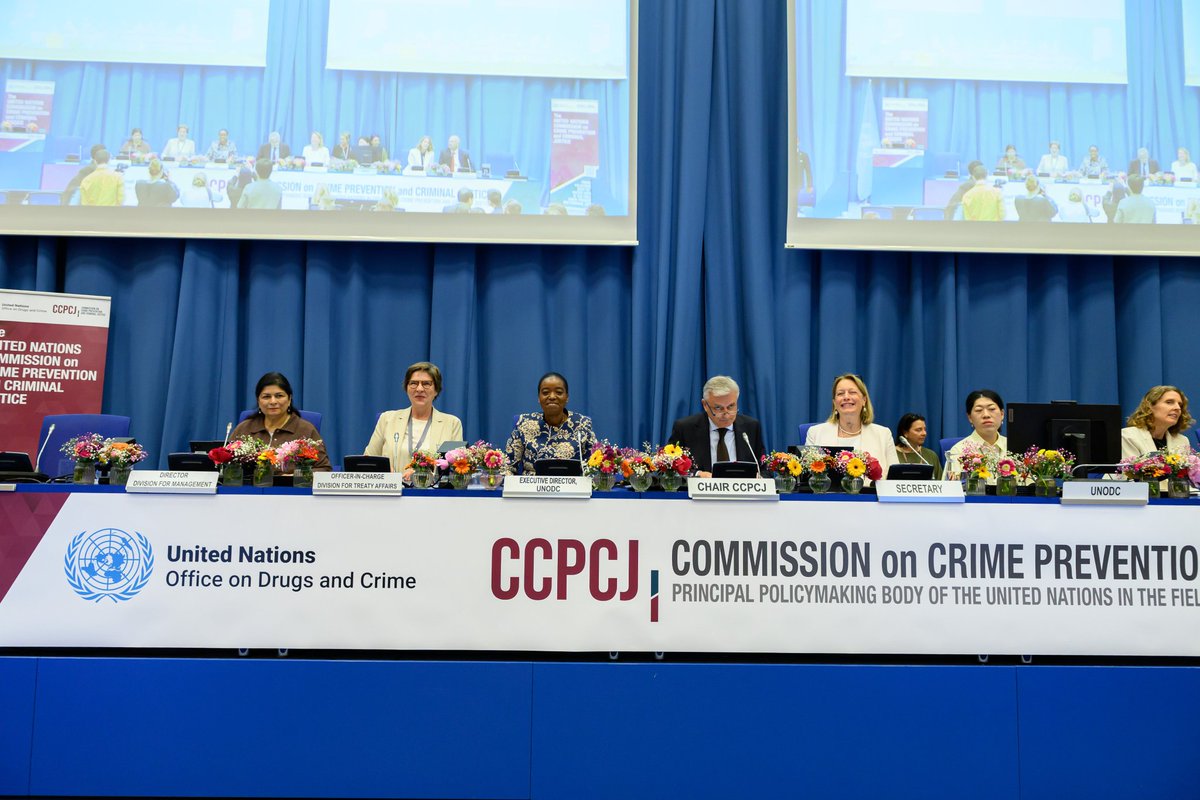 StateJusticeKE's tweet photo. 1/3 Today, Kenya is participating in the 35th Reconvened Session of the Commission on Crime Prevention and Criminal Justice (CCPCJ) in Vienna, Austria. https://t.co/jZ7m1Sk3VO