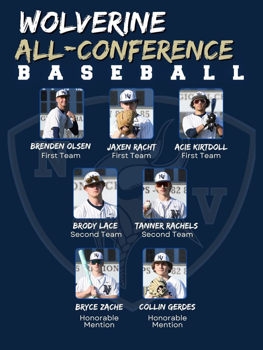 NilesAthletics's tweet photo. Congratulations to the following Viking Baseball players who earned All-Conference honors this season!

Go Vikes! https://t.co/YEbew4Oq7v