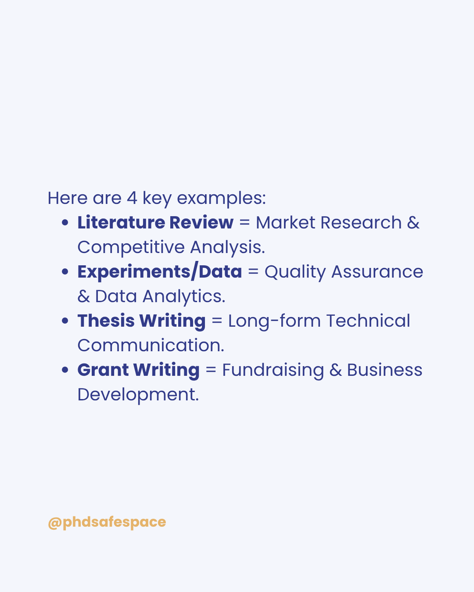 PhDSafeSpace's tweet photo. What 'hidden' skill would you say your PhD has taught you? https://t.co/0R7jCu8eFl