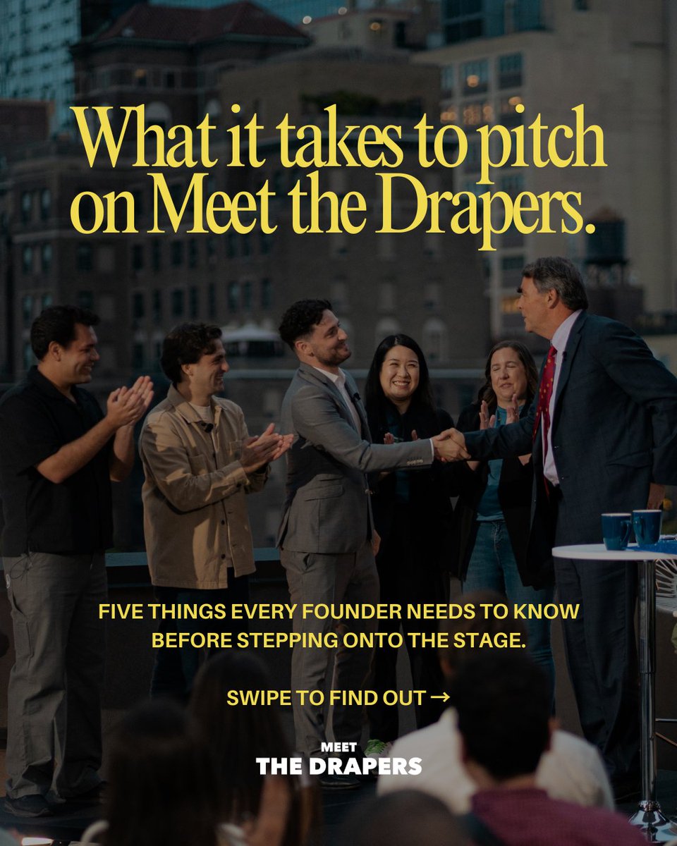 StreamDraperTV's tweet photo. If you are thinking about pitching on
@meetthedrapers, start here. 👆 https://t.co/Jwx69pp9dG