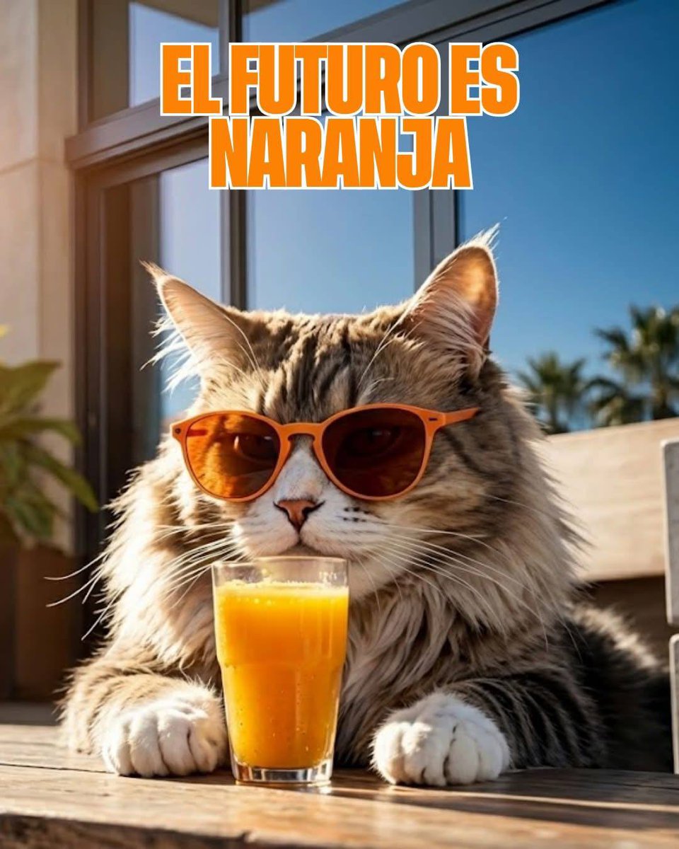 Mov_Gro's tweet photo. Vibes de lunes… El futuro es naranja 🍊👊🏽 https://t.co/VhPoisrL0V
