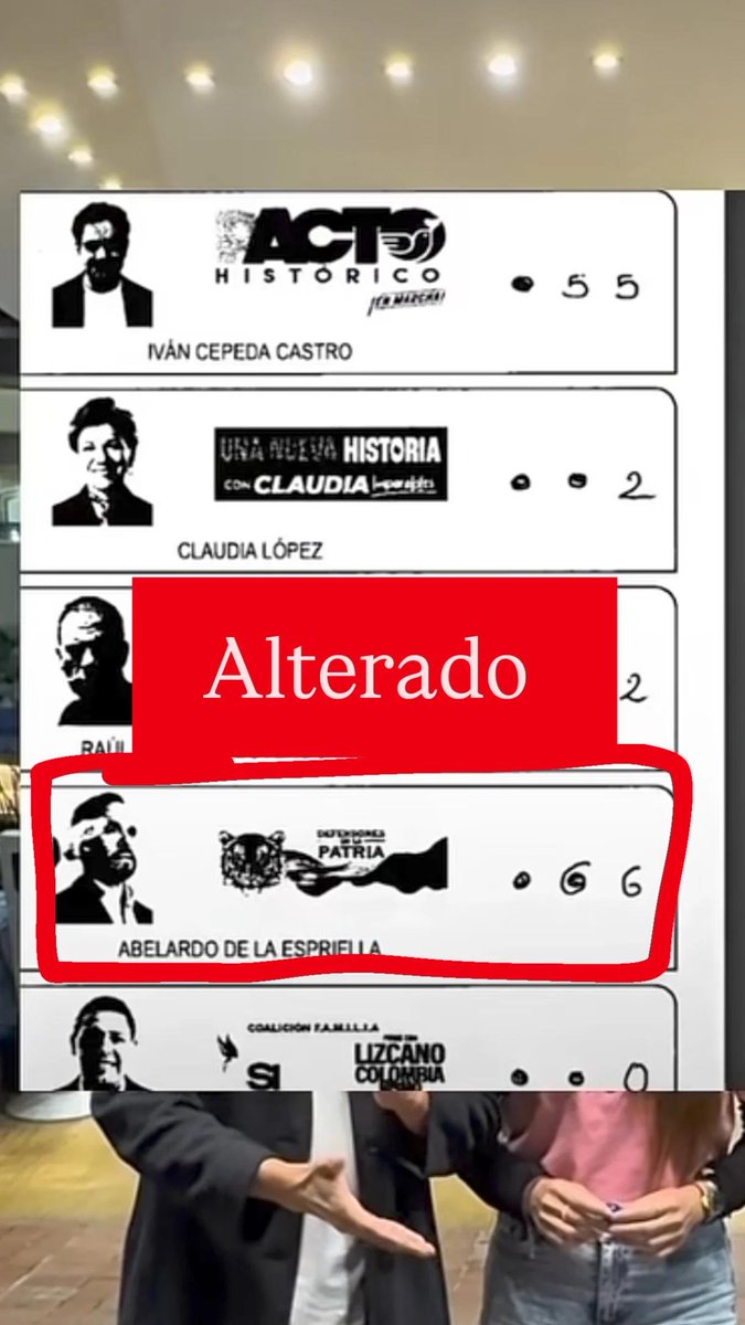 PersonAlive8's tweet photo. @ABDELAESPRIELLA Y así MUCHÍSIMOS MÁS. Pedir que reconozca los resultados es aceptar que están haciendo trampa y manipulando los resultados... Vaya y Debata, él no tiene porqué aceptar nada de lo que son los resultados NO OFICIALES. TAMPOCO USTED. Se aceptan los del escrutinio y punto https://t.co/sql2gXlOYC