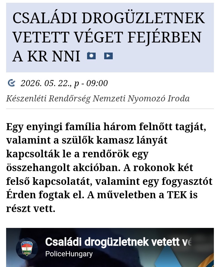 rtomi91's tweet photo. "Ha #Enying bekerül a hírekbe, akkor az esetek 99%-ában a bűnügyi rovatba"  – 62193. fejezet https://t.co/iCqzRKj0sX