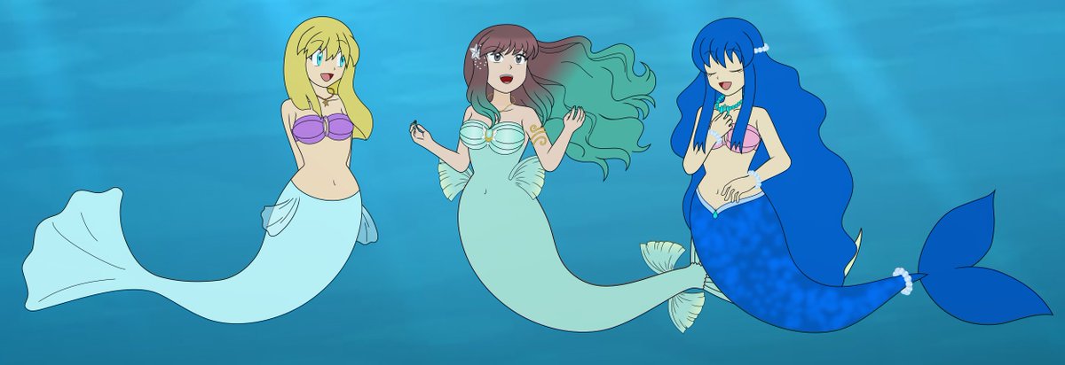 Pilot231_Blu's tweet photo. @ArtSirenMJ This was a fun MerMay this year, especially when I was able to make this fun little thing for you.  ^^ https://t.co/fPFFfWS5v6