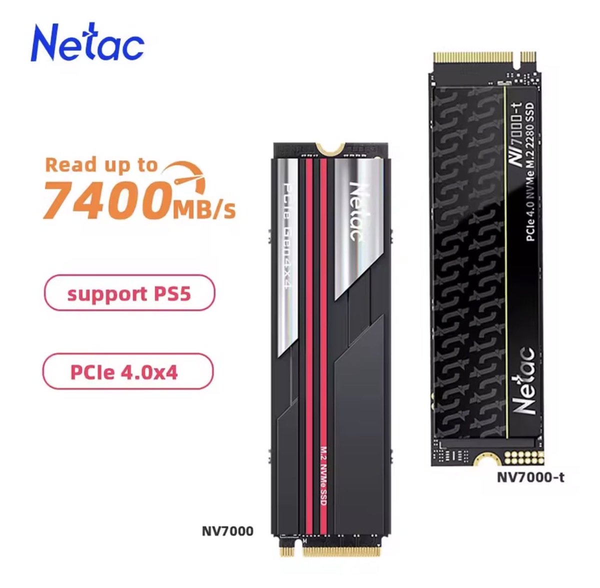 1TechDealz's tweet photo. عرض على m.2 من شركة Netac حجم 2 تيرا بـ479 ريال 🔥🔥

الاصدار Netac NV7000-t 2TB

سرعة القراءه 7400 | سرعة الكتابه 6700 | يدعم Pc و Ps5

رابط التخزين 👇🏽
https://t.co/2e6s4KBtiX

كيف تاخد هذا العرض:
1️⃣ استخدم الكود: GCC3
2️⃣ استخدم الكود: NETAC6666
3️⃣ ادفع ببطاقة الراجحي الائتمانيه او مسبقة الدفع

🚨 السعر غير شامل الضريبه