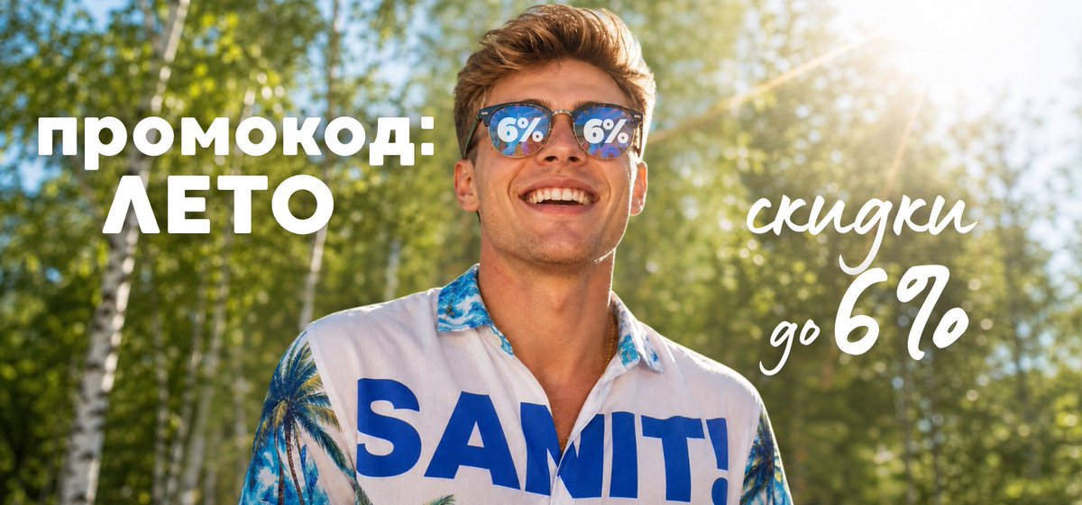 sanit_by's tweet photo. Скидка на сантехнику до -6% по промокоду Лето в интернет-магазине https://t.co/yEqZDi5g4b
С 01.06 используйте промокод «лето» и получите скидку до 6% при заказе на общую с��мму от 400 руб.
Доставка по всей Беларуси https://t.co/qoo5QAAtP6