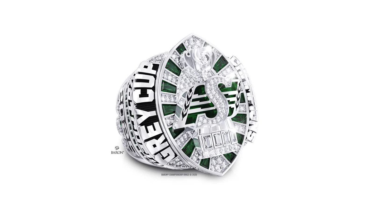 GreenZoneSK's tweet photo. The Saskatchewan Roughriders received their Grey Cup rings last night. https://t.co/g4kfezbmZe
