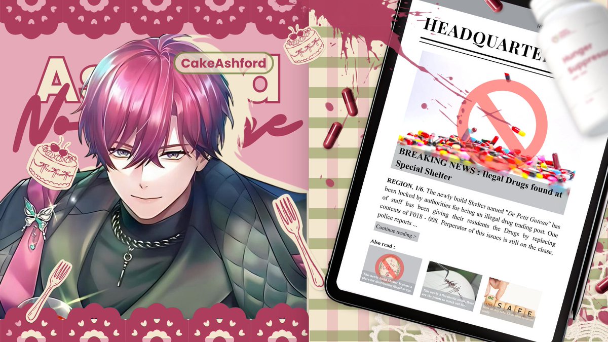 CakeAshford's tweet photo. ㅤ
It has not been a long time since I stayed at De Petit Gateau shelter, yet now I understood that human would not act solely due to their trait. Here I, Ashford Noctaire as a 𝗖𝗮𝗸𝗲, will keep fighting for the blue skies.  ˚₊ ꒰ 🍰 ₊
ㅤ https://t.co/ar4Huqi0SI