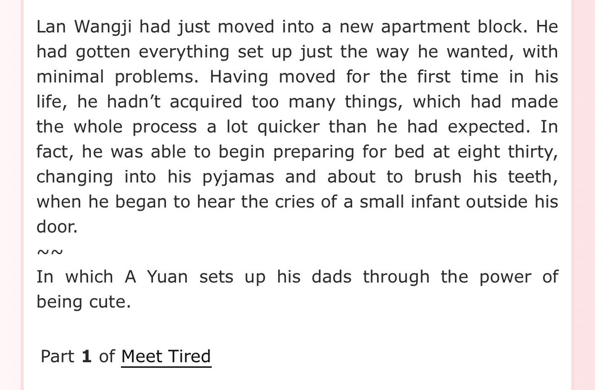 Doevys's tweet photo. average ao3 experience: 

oh seems like a cute little story- tf u mean 3 what https://t.co/GZJ2mwuAAR