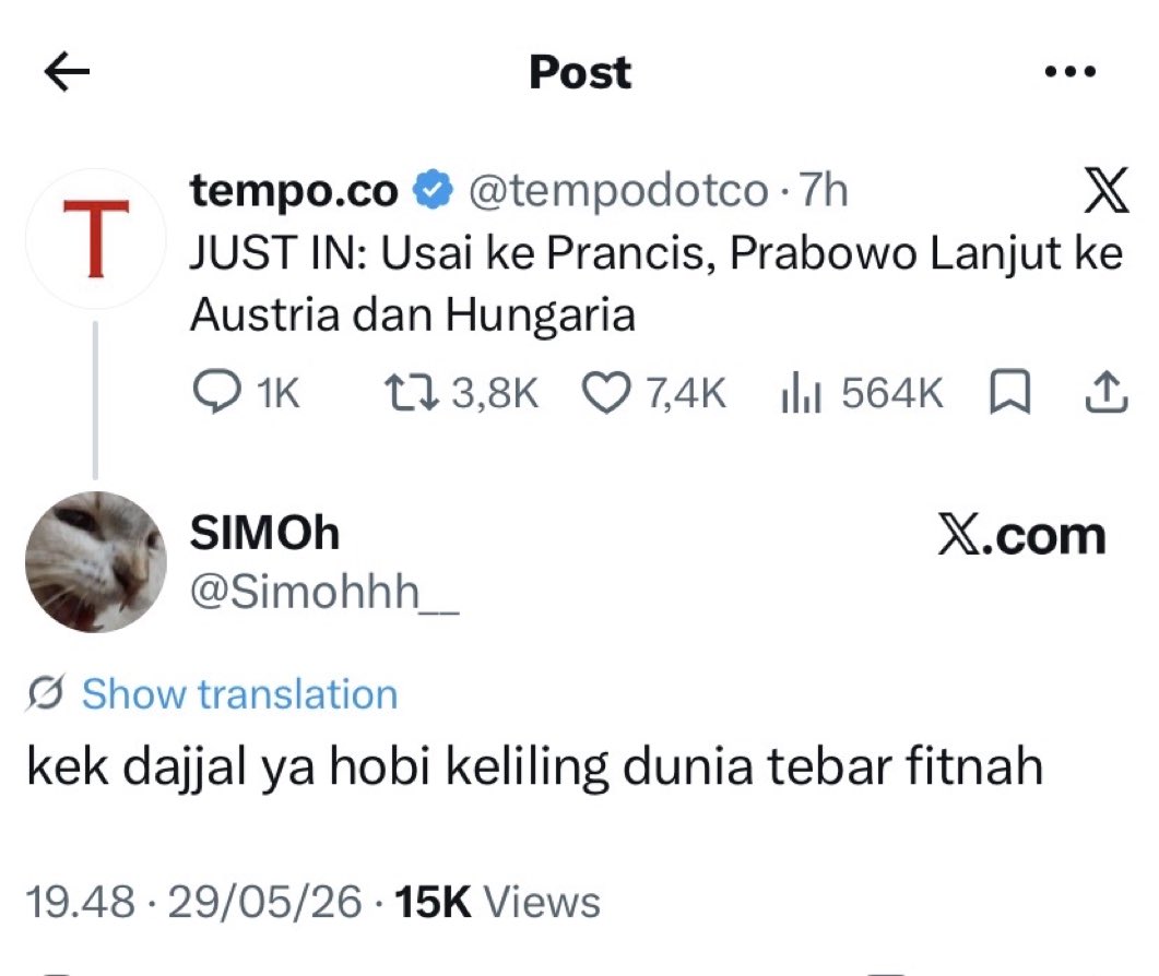 sosmed keras tweet media