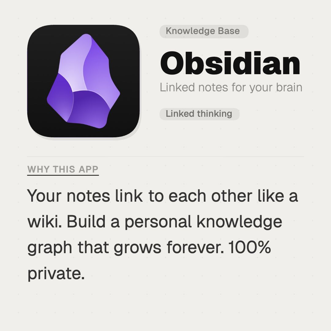 ladu91's tweet photo. Formal education ends. Learning doesn't have to. These 5 apps are your personal university. 🎓

Swipe → save this 🔖Z

#SelfLearning #LearningApps #iPhoneApps #SecondBrain #PersonalDevelopment #GrowthMindset #LifelongLearning https://t.co/sLXck5cAKk