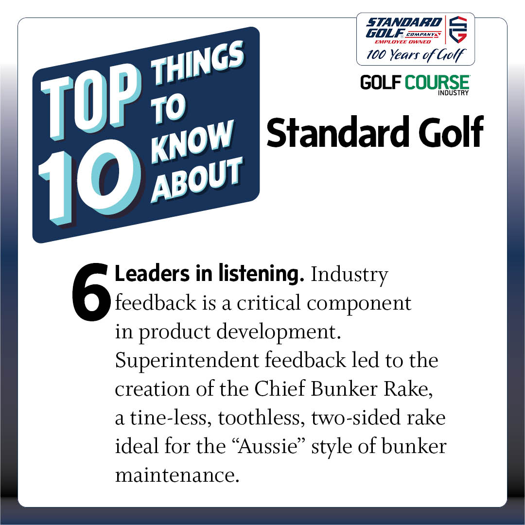 GCImagazine's tweet photo. Top 10 Things to Know About @StandardGolf 

No. 6: Leaders in listening

Read more 👇
https://t.co/eiAWdz4E7C https://t.co/yWuiIj55YH