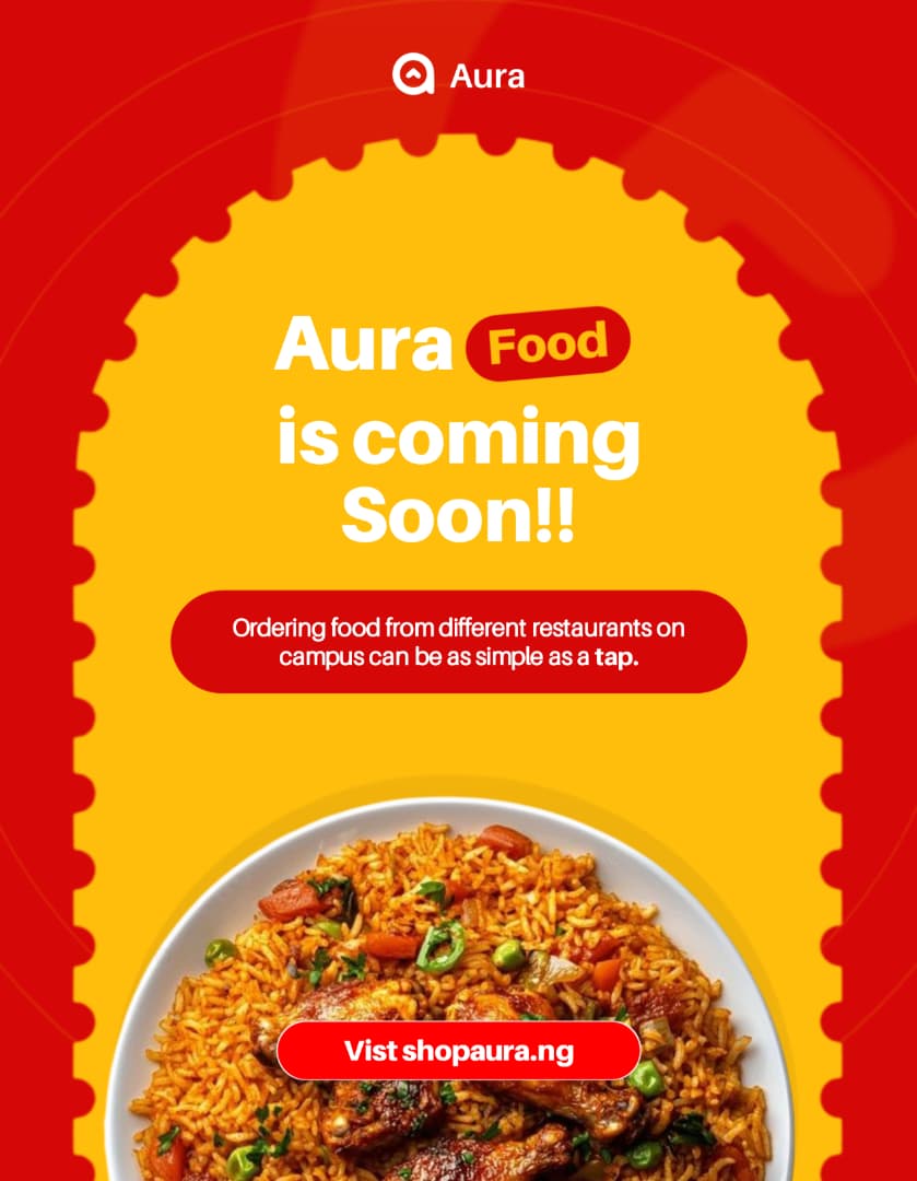shopaura_ng's tweet photo. Aura Food is coming 👀🍔

Soon, students will be able to order food easily from restaurants around campus directly on Aura.

Fast ordering. Smooth delivery. Rewards on every order 🧡

We’re cooking something special 😭🚀 https://t.co/Cv2pyqVhXk