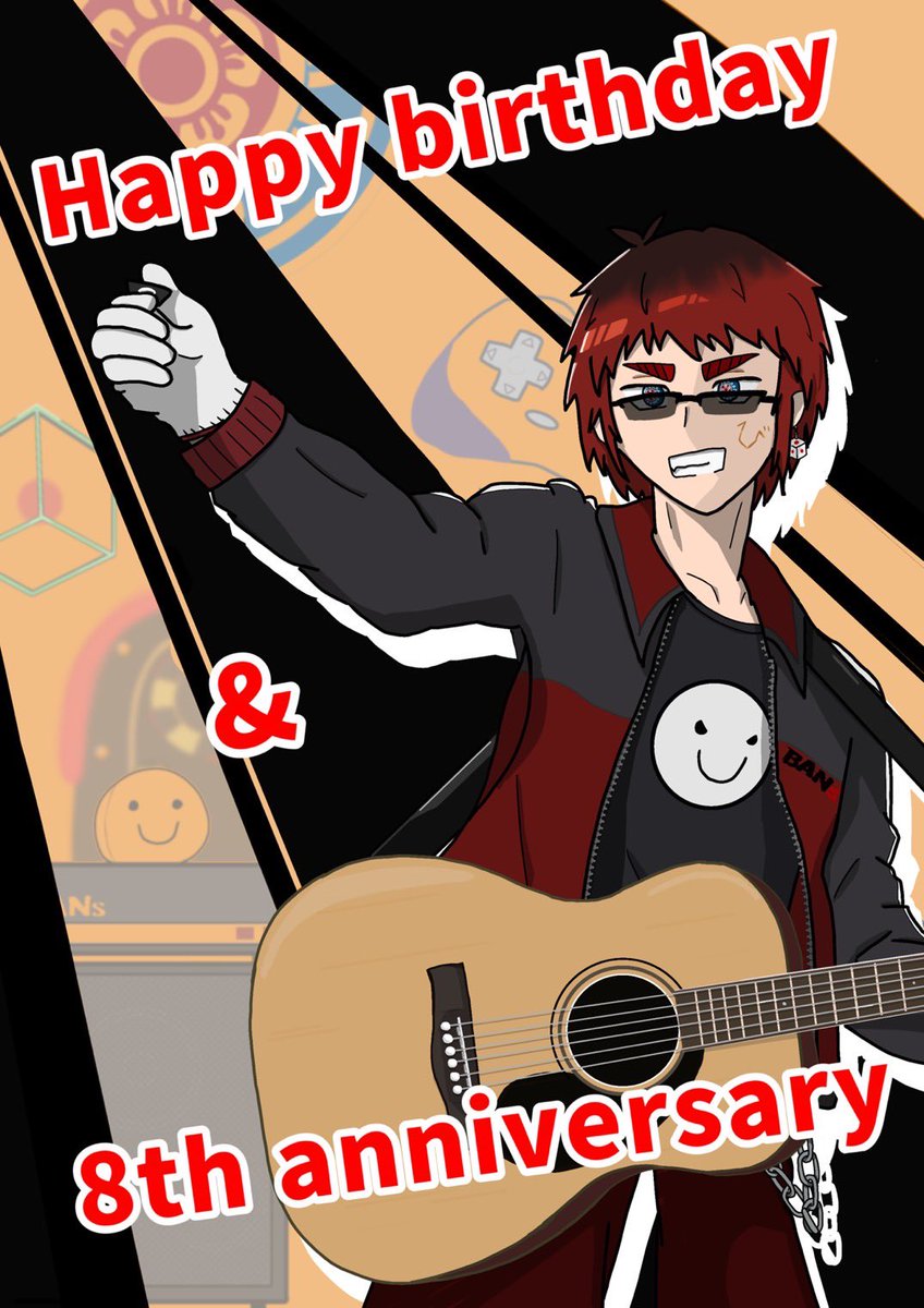 064sasaharu22's tweet photo. 天開さん
お誕生日・8周年おめでとうございます！！🎉

#天絵画 https://t.co/KD02eqnUwD