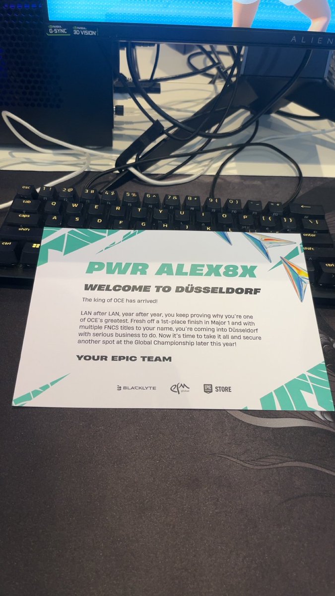 alexfnbr1's tweet photo. Might not of been the placement I wanted but was still a lot of fun 

Thankyou Fortnite

Need to spend some time and improve my mental before EWC

Glad to see the first OCE LAN win even if it wasn’t us 🇦🇺🏆

I’ll be back 🤙 https://t.co/VsXXxkDFVK