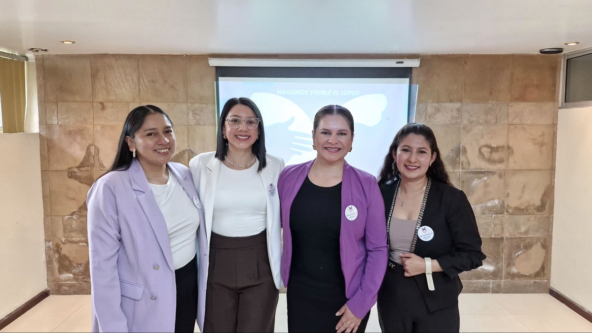 SocEcReumato's tweet photo. 💜 Gracias por ser parte de esta jornada especial por el Día Mundial del Lupus.

Agradecemos a nuestros asistentes, expositores, auspiciantes y aliados por contribuir al éxito de este encuentro de aprendizaje, apoyo y esperanza para los pacientes y sus familias.

Felicitamos a la filia Loja 👏🏻👏🏻

Compartimos algunas fotografías de este gran evento realizado en Loja. ¡Seguimos trabajando juntos por una mejor calidad de vida para quienes viven con lupus! ✨

#DíaMundialDelLupus #SER #Loja #MásInformaciónMásEsperanza 💜