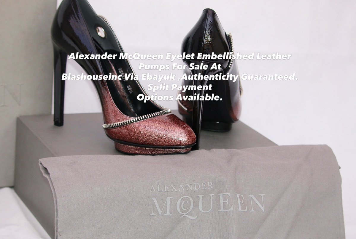 blashouse's tweet photo. @blashouseinc Alexander McQueen Eyelet Embellished Leather Pumps available for sale at #Blashouseinc via @eBay_UK  100% authentic and backed by eBay experts for peace of mind. Split payment options available,can be purchased via @eBay_UK or @Etsy .#fyp https://t.co/5DHSfHN2S2