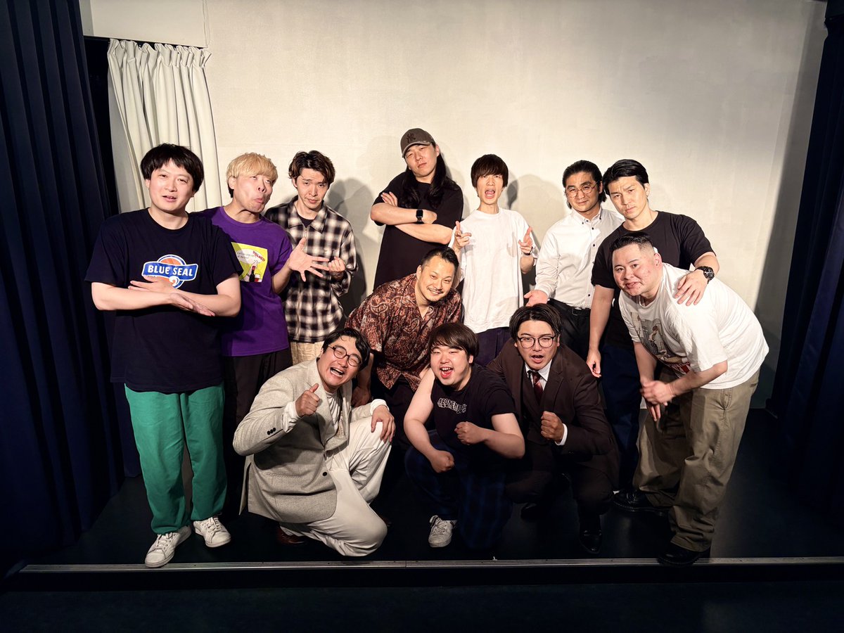 shitamae's tweet photo. #とんかつパーティー
ありがとうございました！！
最高メンバーでネタ8本やれました🎉
明日はダブルインパクト準々決勝🔥
かなり頑張ります！！！！！ https://t.co/7bJhNd3ZM8